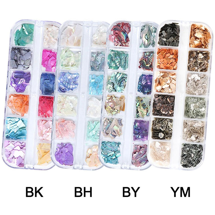 3D Ušeň Skořápka Nepravidelné Nail Art Dekorace