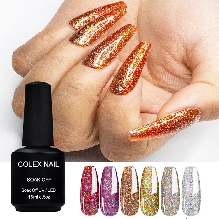 Flash Diamond Colors Glitter Gel Neil lak