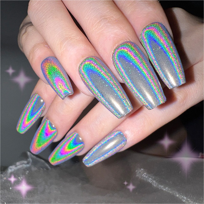 Rainbow Mirror Powder na nehty